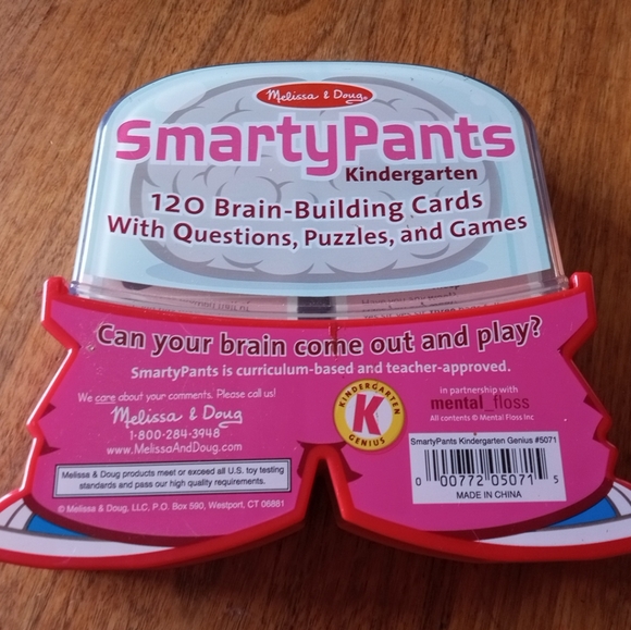 SmartyPants Kindergarten Brain Building Cards - Picture 1 of 5